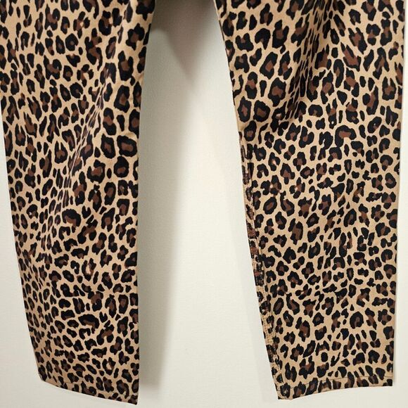 EUC LIKE NEW ZARA ANIMAL PRINT MID RISE SOFT PANTS SIZE 34 WOMENS - Picture 4 of 16